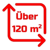 über 120 m²